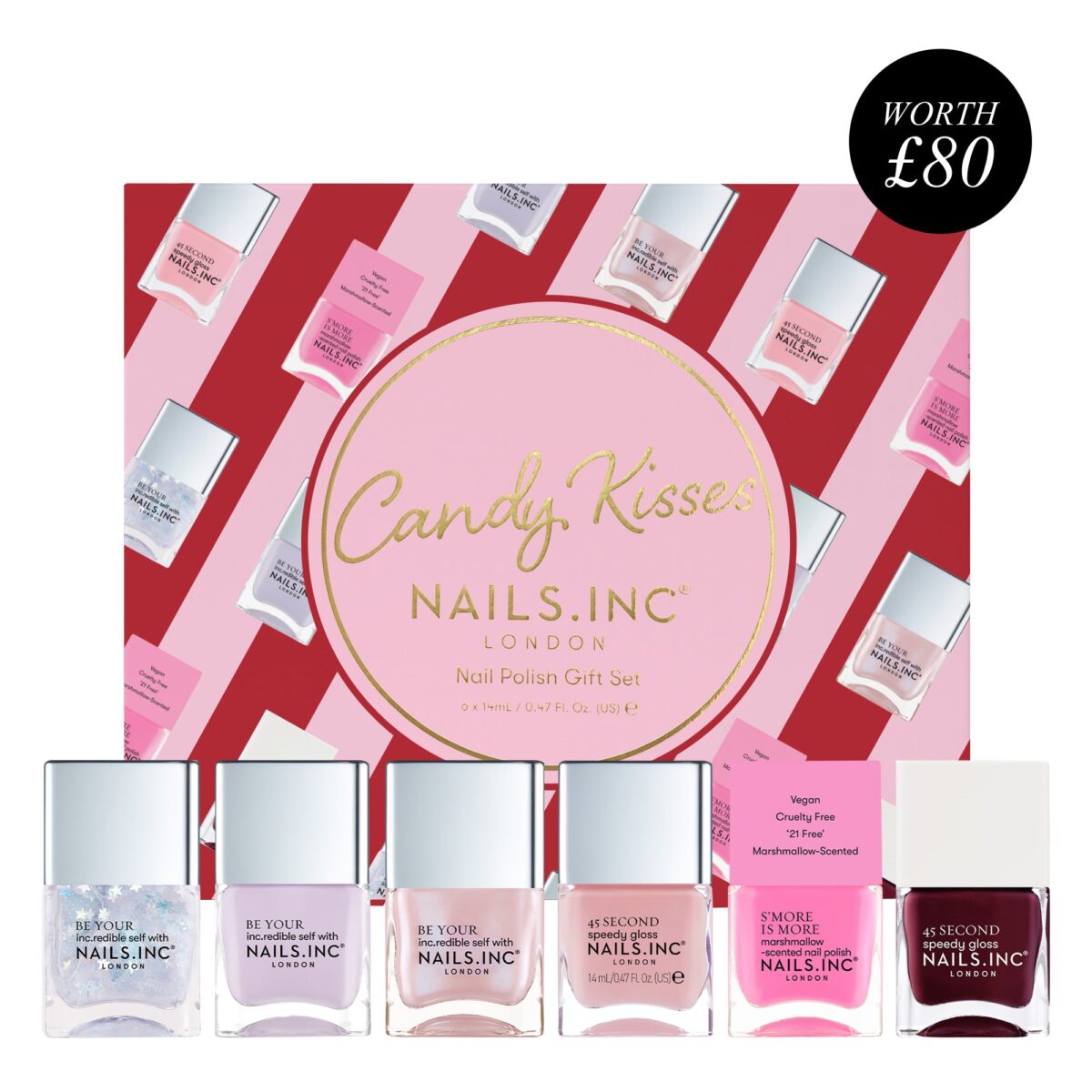 Candy Kisses 6-Piece Nail Polish Set