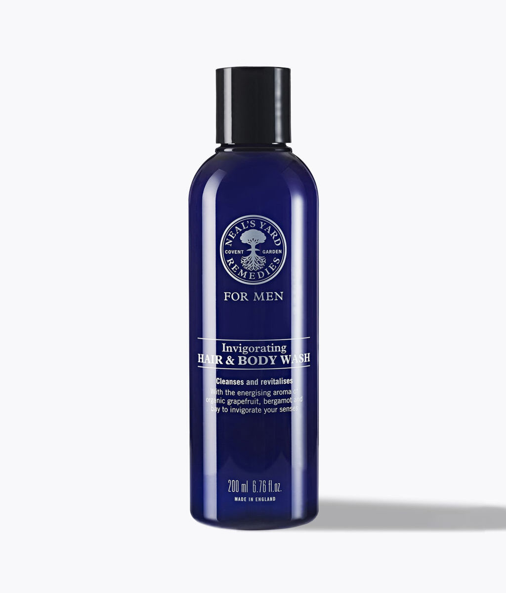 Neal's Yard Remedies Mens Invigorating Hair & Body Wash 200ml