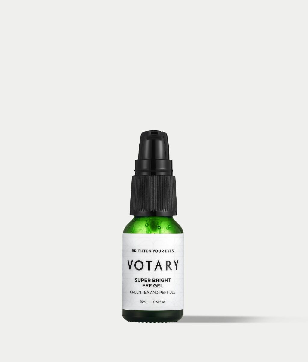 Votary Super Bright Eye Gel Green Tea and Peptides 15ml