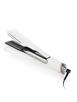 Ghd Duet 2-In-1 Hot Air Styler - Wet To Dry Straightener (White)