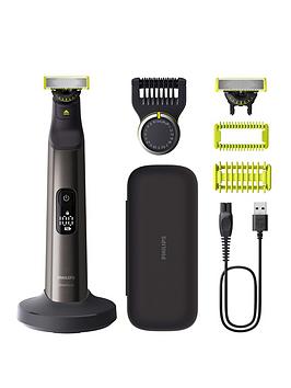 Philips Oneblade Pro 360 For Face & Body With 20-In-1 Adjustable Comb, Charging Stand, Travel Case & Extra 360 Blade - Trim, Edge, Shave, Qp6652/30
