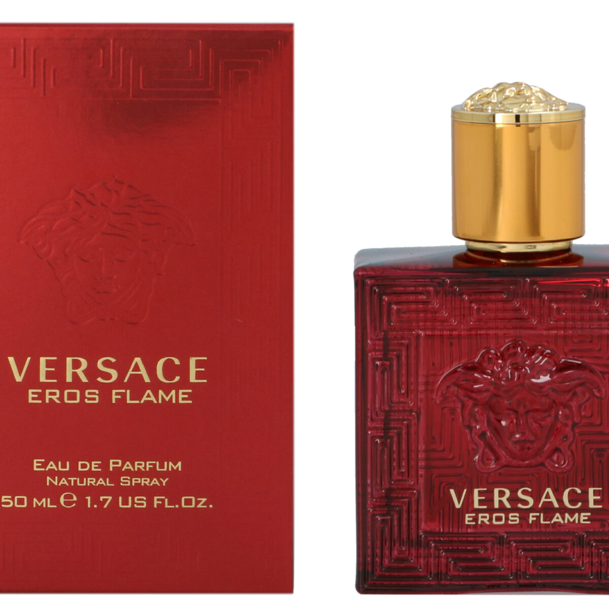 Versace Mens Eros Flame Edp Spray 50ml - One Size