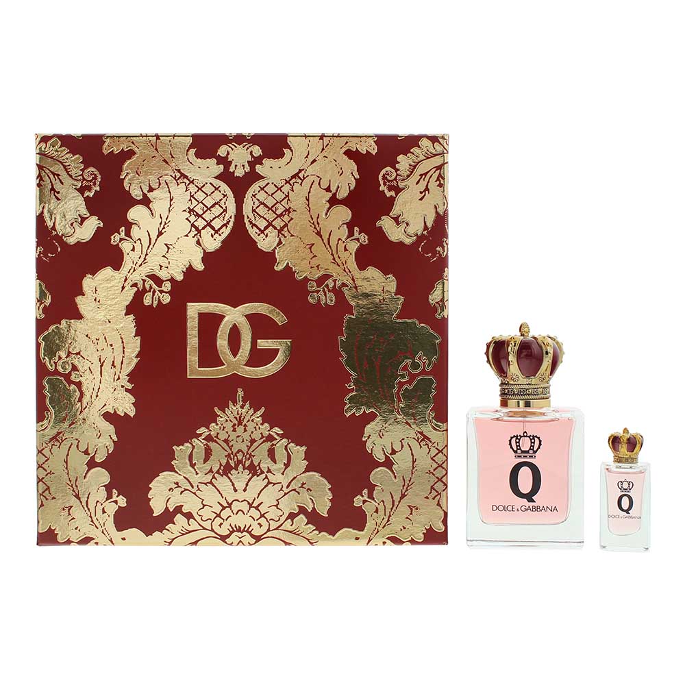 Dolce & Gabbana Womens Q Eau de Parfum 50ml + Eau de 5ml Gif Set - Orange - One Size