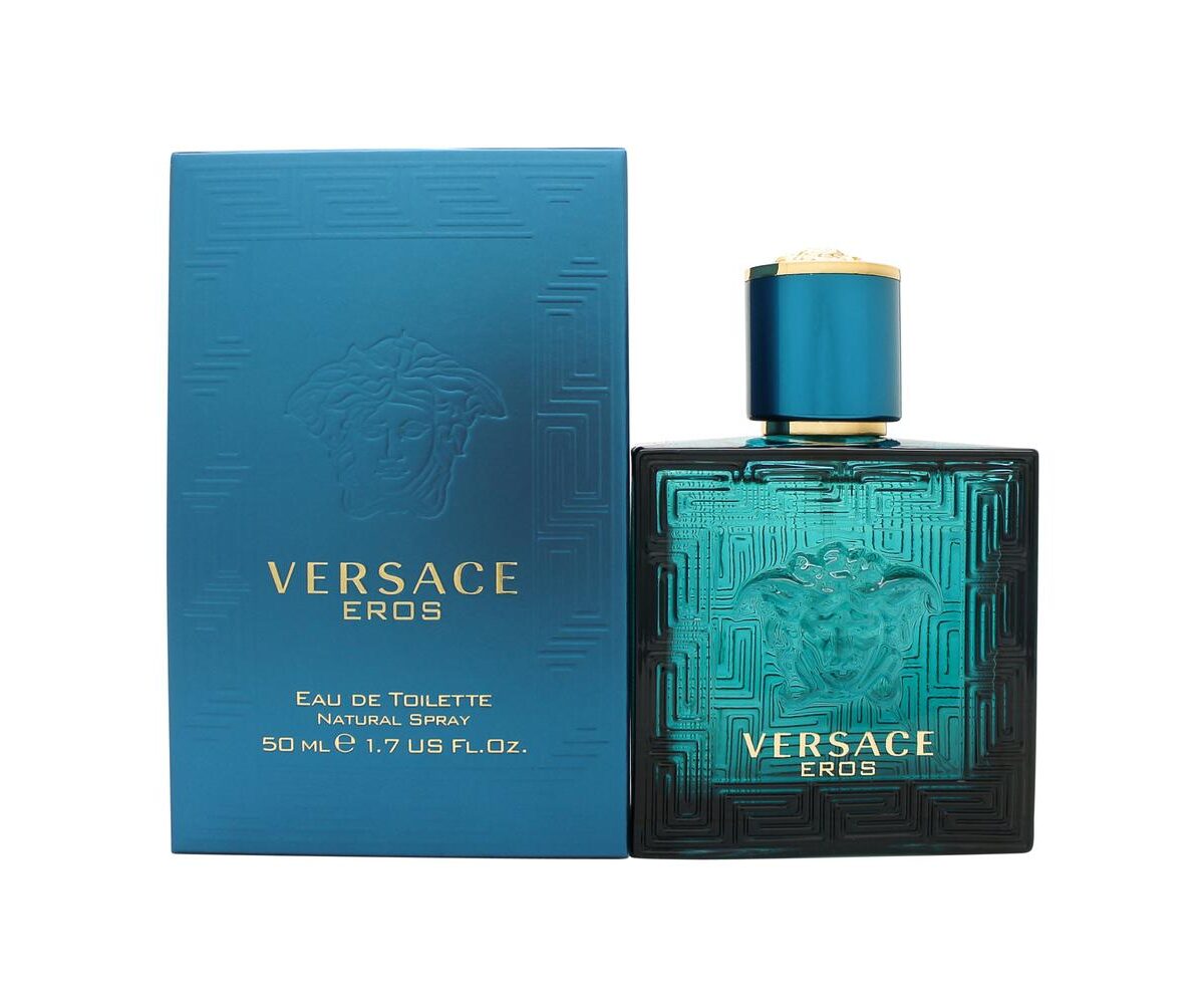 Versace Mens Eros Eau de Toilette 50ml Spray For Him - NA - One Size