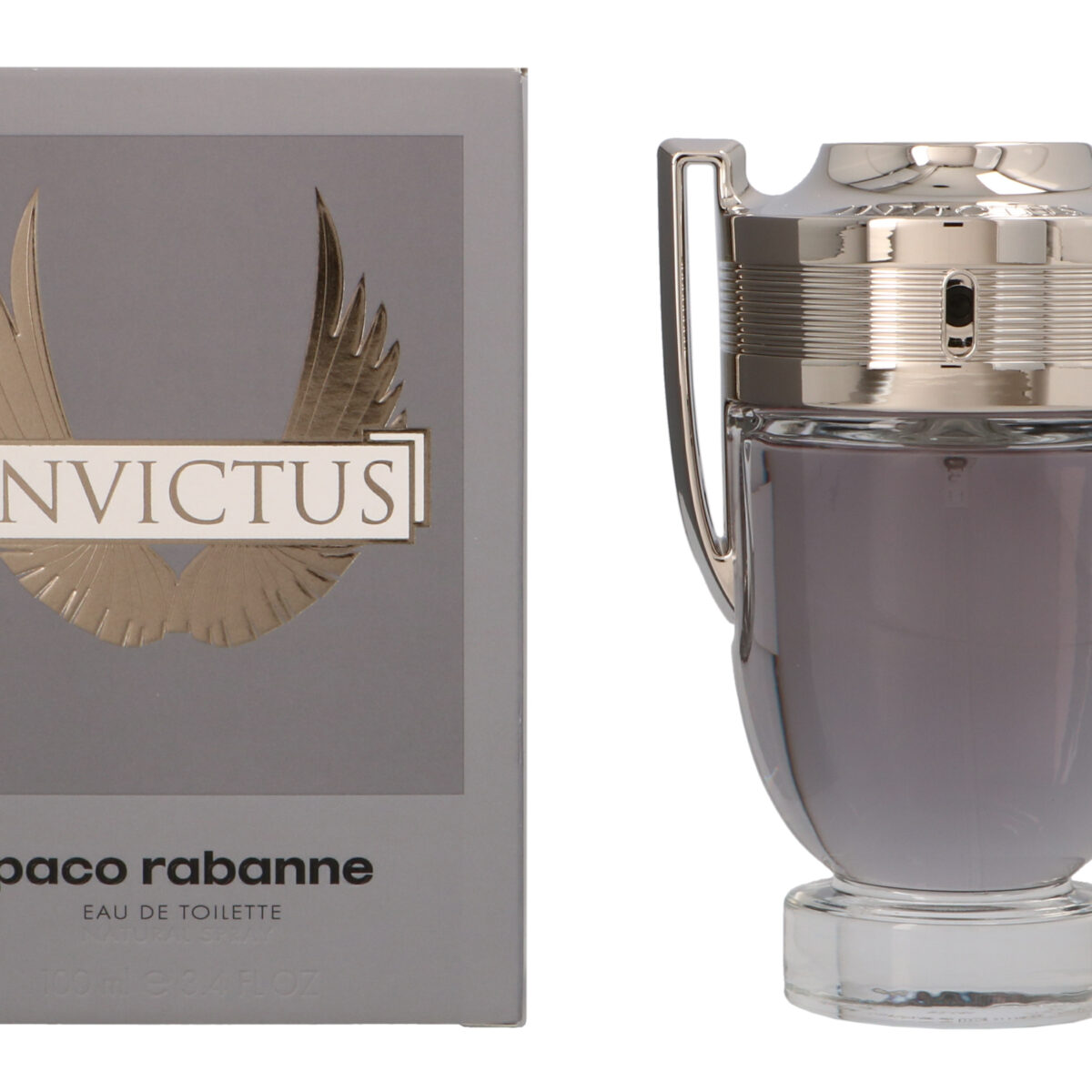 Paco Rabanne Mens Invictus Eau de Toilette 100ml - NA - One Size