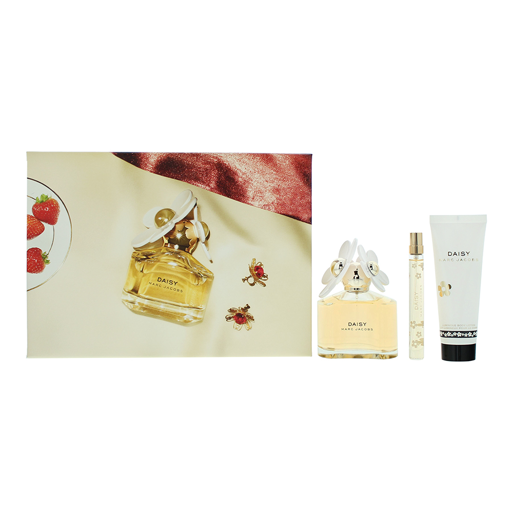 Marc Jacobs Womens Daisy Eau de Toilette 100ml + 10ml and Body Lotion 75ml Gift Set - Violet - One Size