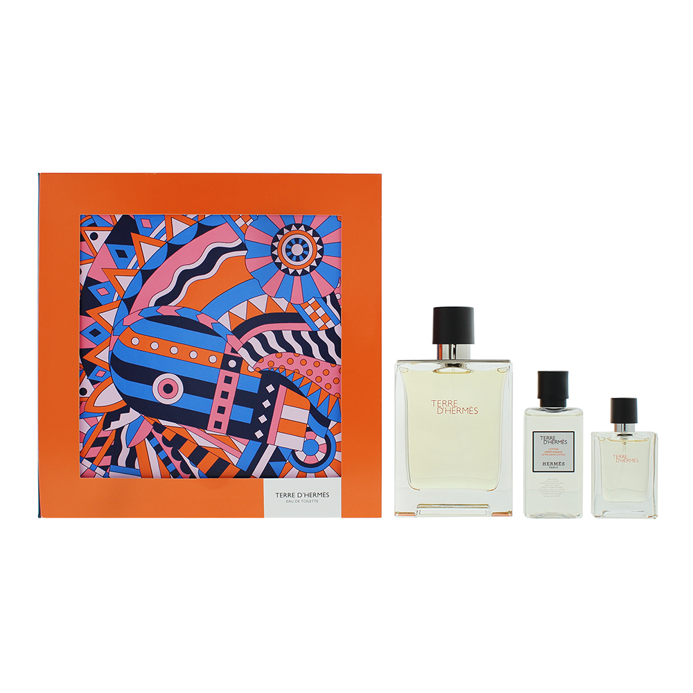 Hermes Womens Terre D' Eau de Toilette 100ml, Eau de 12.5ml + Aftershave Lotion 40ml - NA - One Size