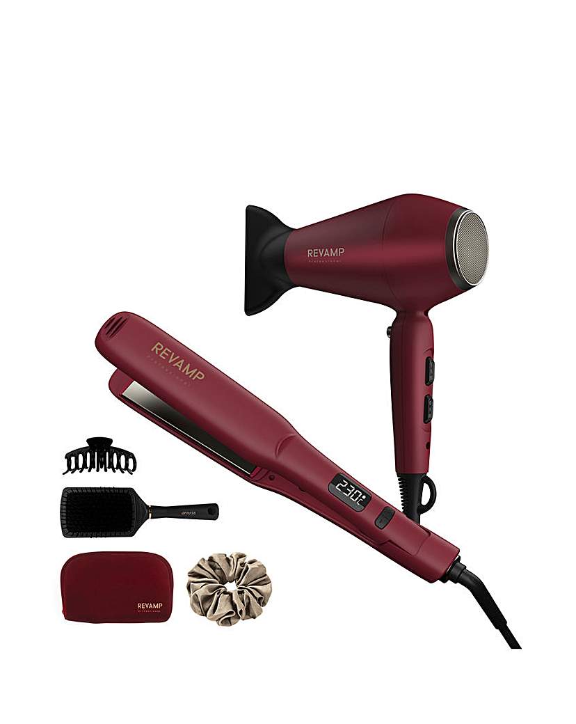 Revamp Dryer & Straightener Gift Set - Revamp